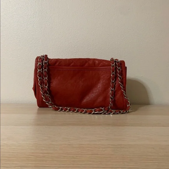 SOLD - ❤️Chanel Red Calfskin Natural Beauty Bag - Picture 8 of 13